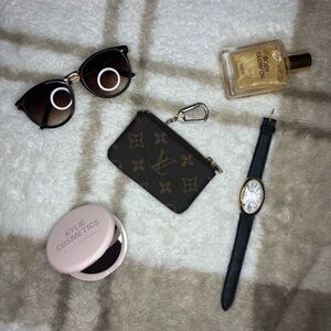 Brown Monogram Key Pouch